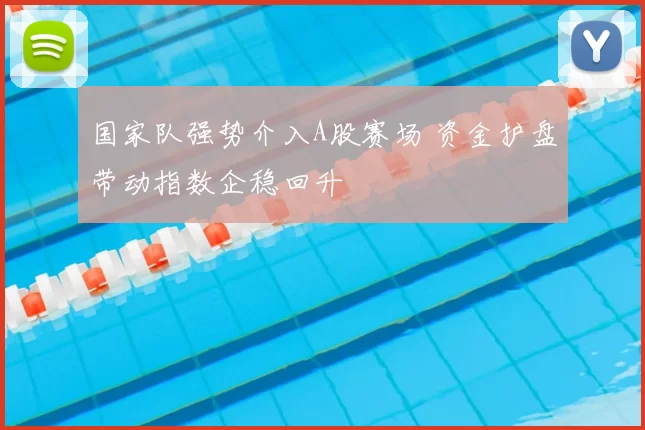 国家队强势介入A股赛场 资金护盘带动指数企稳回升